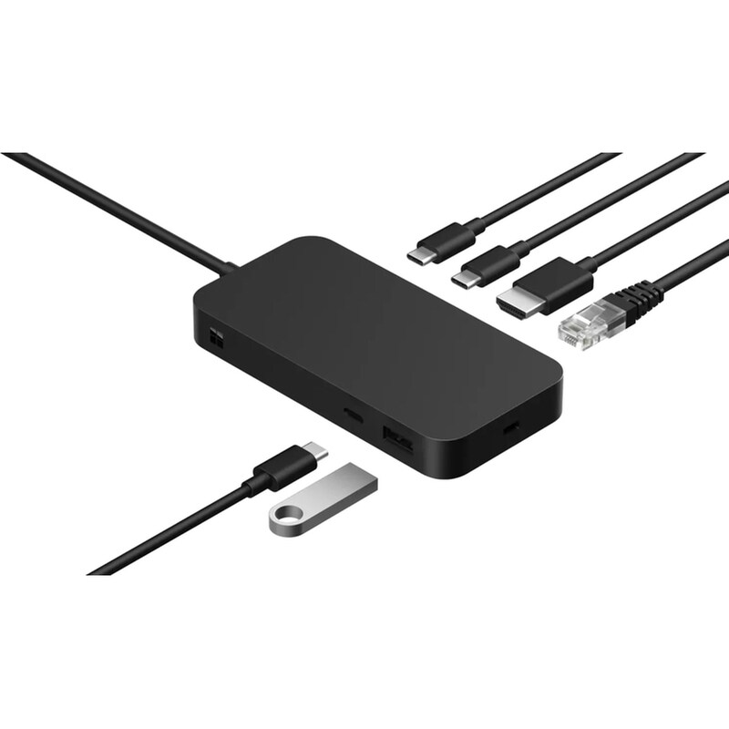 Microsoft USB Hub 6-ports Surface USB 4.0 - Μαύρο