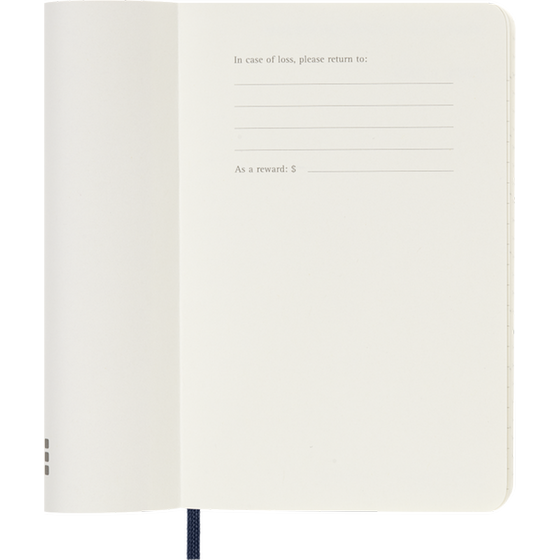 Ημερολόγιο Εβδομαδιαίο 2027 Moleskine 12M Pocket Soft Cover Μπλε image 2