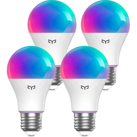 Έξυπνη Λάμπα Yeelight Smart LED Bulb W4 Lite 4 Τμχ - Λευκό & Πολύχρωμο image 1