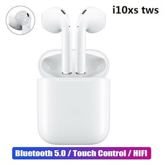 I10xs Tws Bluetooth 5.0 Wireless Touch Control Portable Headset Earbud For Iphone And Android image 0