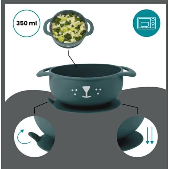 Σετ Σιλικόνης Dog (silicon bowl + spoon) image 1