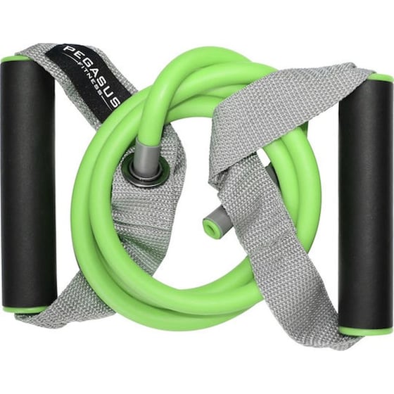 Pegasus Λάστιχο Γυμναστικής Σωληνωτό Μαλακό με Λαβές Πράσινο 0.06m image 0