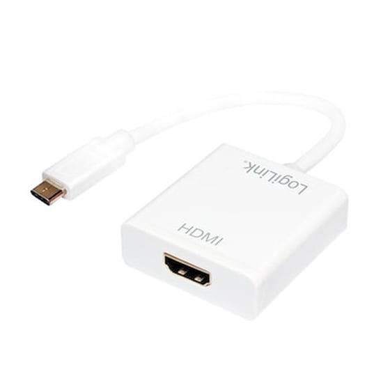 Αντάπτορας Logilink USB-C male σε HDMI female Λευκό image 0