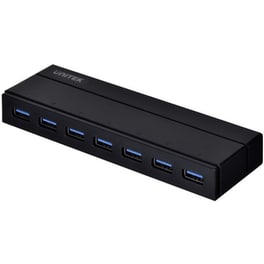 USB Hub Unitek Y-3184 USB-A με  7 θύρες - Μαύρο