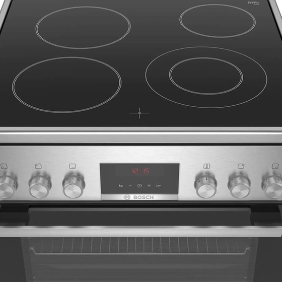 BOSCH HKS59E150U 66 Lt Inox Ηλεκτρική Κουζίνα Κεραμική image 3