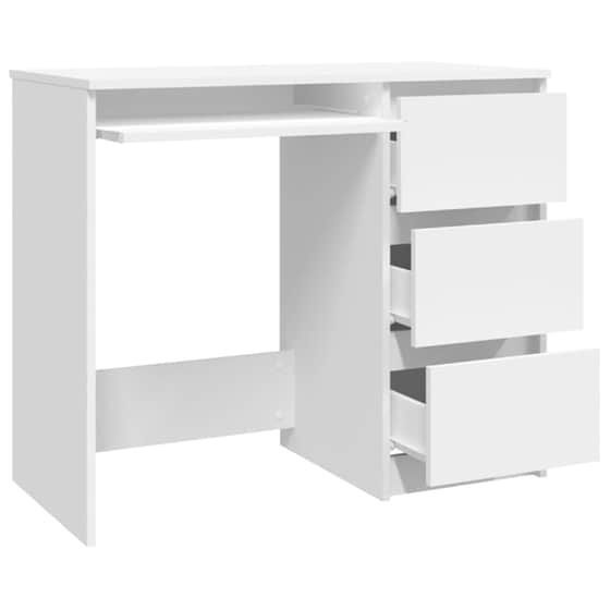 Γραφείο με Συρτάρια VidaXL από Μοριοσανίδα 90x45cm - Φυσικό image 1