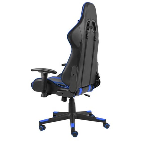 Καρέκλα Gaming Γραφείου VidaXL 20479 από Τεχνητό Δέρμα - Μπλε image 4