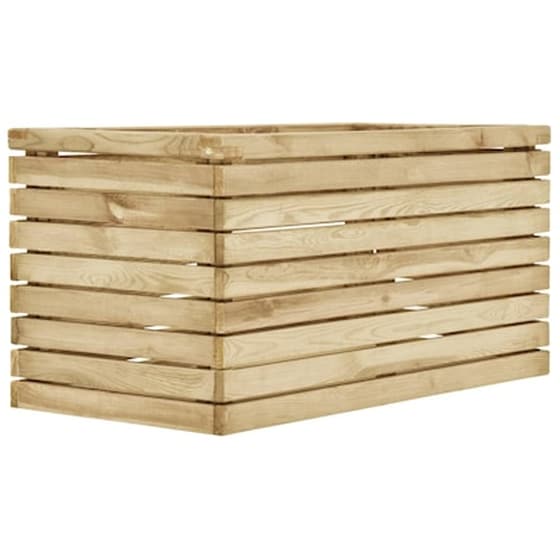 Vidaxl Γλάστρα 100 X 50 X 50 Εκ. Από Εμποτισμένο Ξύλο Πεύκου image 1