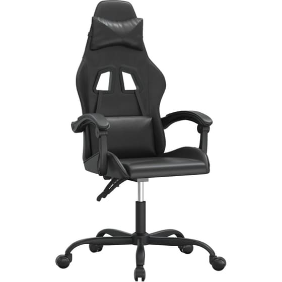 Καρέκλα Gaming VIDAXL 3143850 από Τεχνητό Δέρμα - Μαύρη image 0