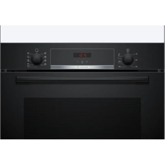 BOSCH HBA514BB3 71 Lt Μαύρο Εντοιχιζόμενος Φούρνος Άνω Πάγκου image 1