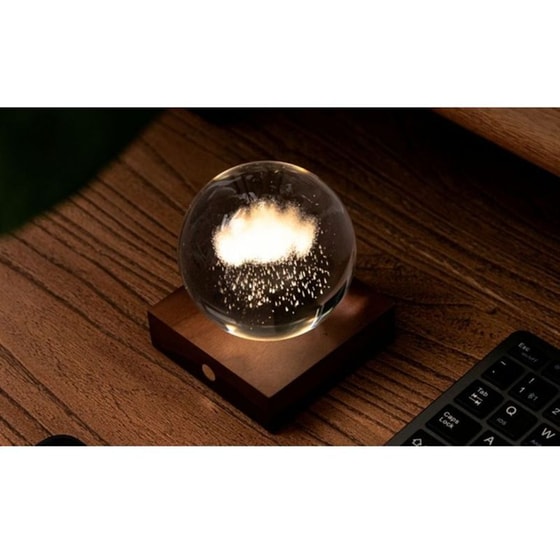 Διακοσμητικό&nbsp;Gingko Crystal&nbsp;Light&nbsp;3D&nbsp;Rain&nbsp;Cloud image 3