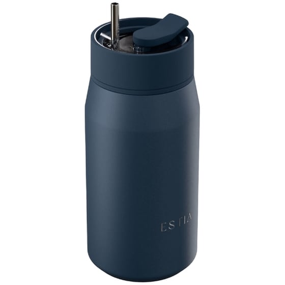 Μπουκάλι Θερμός Estia Lens Save The Aegean Indigo με Καλαμάκι 360 ml image 1