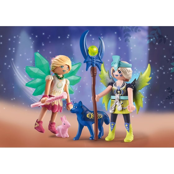 PLAYMOBIL® Ayuma Crystal και Moon Fairy με μαγικά ζωάκια (71236) image 1