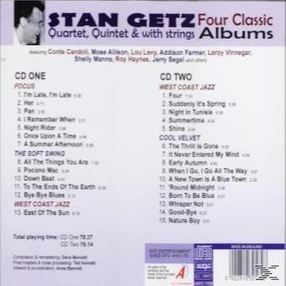 Getz - Four Classic Albums image 1