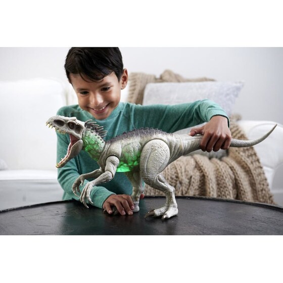 Παιχνιδολαμπάδα Mattel Jurassic World Νέος Indominus Rex (HNT63) image 5