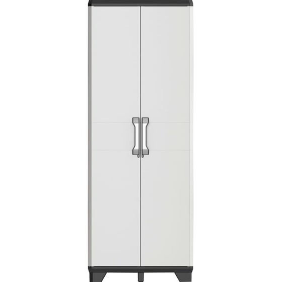 Ντουλάπα Keter Gear Δίφυλλη Πλαστική 68x39x182 cm - Γκρι/Μαύρη image 1