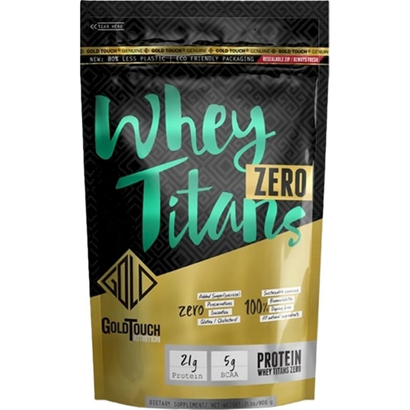 GOLD TOUCH Πρωτεΐνη Gold Touch Whey Titans Zero Chocolate - 908gr