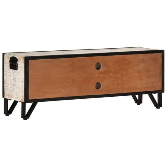 Έπιπλο Τηλεόρασης VidaΧL Ξύλινο 110x30x41cm - Γκρι/Μαύρο image 3