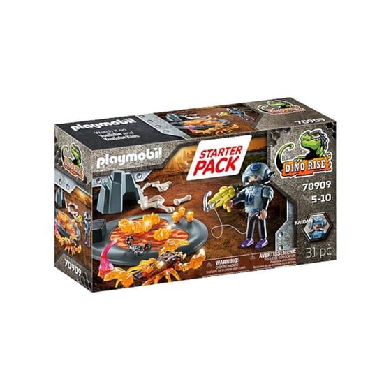 PLAYMOBIL® Dino Rise Starter Pack Πολεμώντας τον Σκορπιό της Φωτιάς (70909) image 0