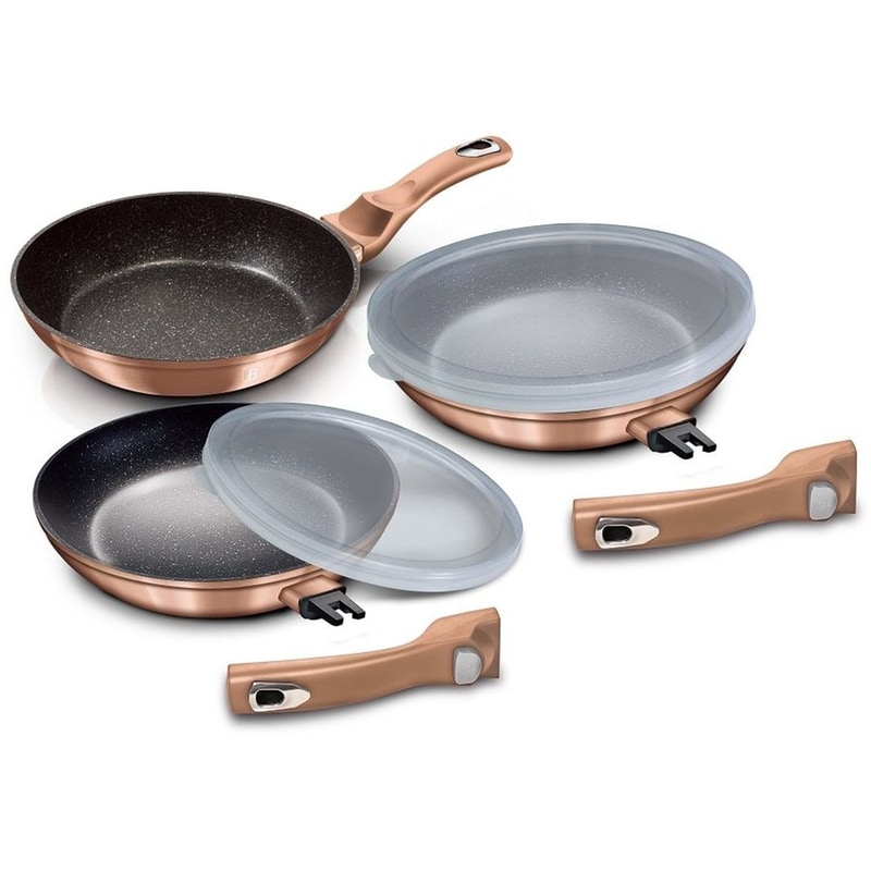 BERLINGER HAUS Σετ Τηγάνια BERLINGER HAUS BH-7054 5 τμχ Καφέ