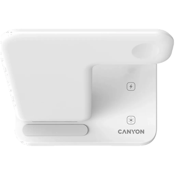 Ασύμαρτος Φορτιστής Canyon 3-in-1 Wireless Charging Station for Gadgets WS-303 Λευκό image 4