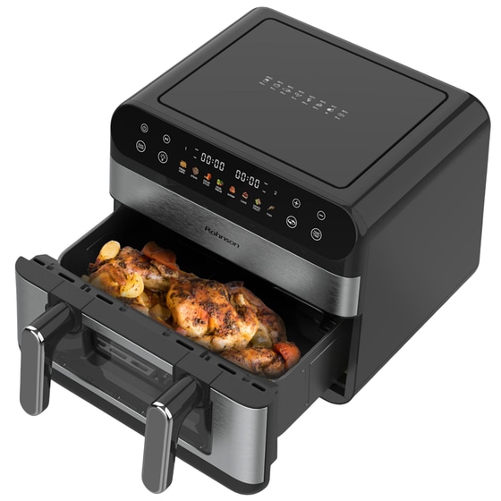 ROHNSON R-2871 2400 W 10 L Μαύρη Φριτέζα Αέρος image 3