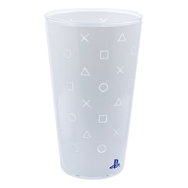 Ποτήρι Paladone Playstation Γυάλινο 400 ml - Γκρι