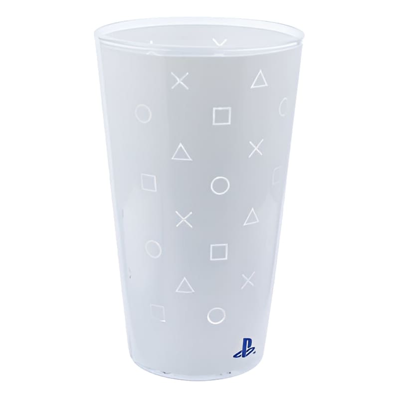 PALADONE Ποτήρι Paladone Playstation Γυάλινο 400 ml - Γκρι