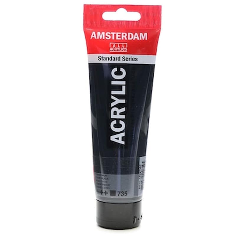 AMSTERDAM Amsterdam Acrylic 120ml N.735 Oxide Black