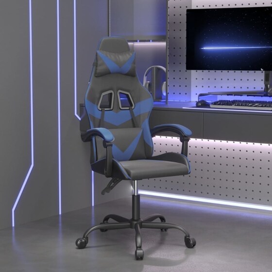 Καρέκλα Gaming VIDAXL 3143842 από Τεχνητό Δέρμα - Μαύρο image 8