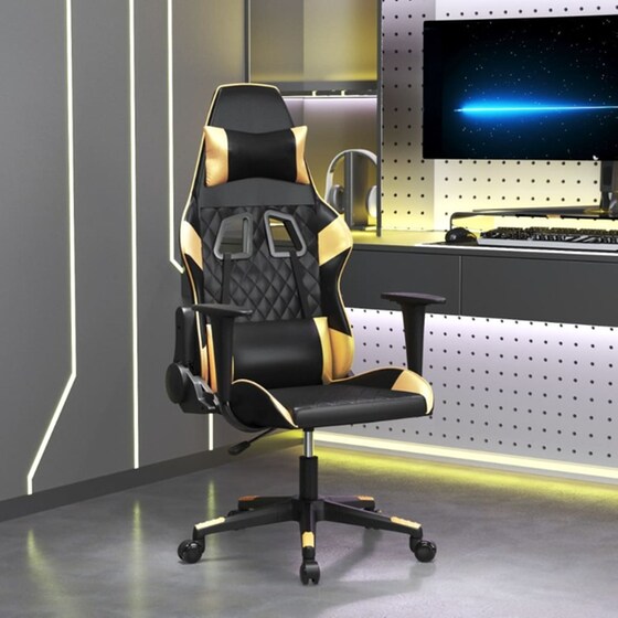 Καρέκλα Gaming VIDAXL 3143755 από Τεχνητό Δέρμα - Μαύρο image 7