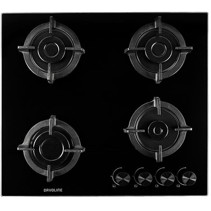 DAVOLINE GGDS 401 60 cm Μαύρο Εστία Αερίου Αυτόνομη