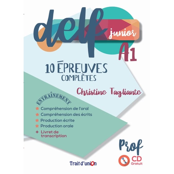 Delf Junior A1 10 Épreuves Complètes Professeur image 0