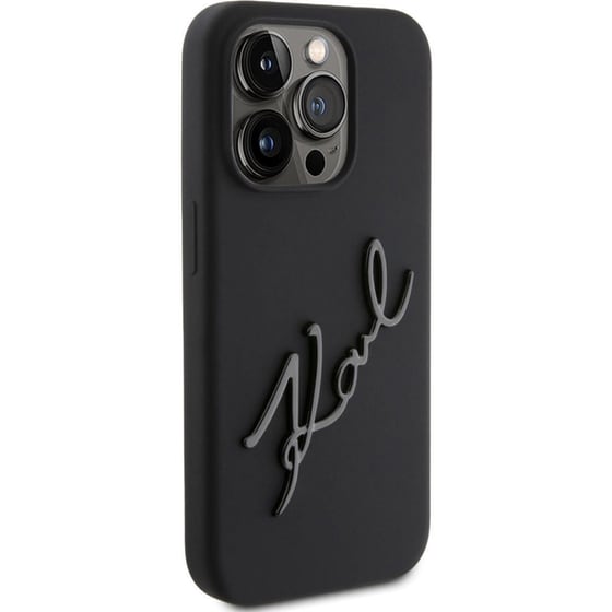 Θήκη Apple iphone 15 Pro - Karl Lagerfeld Karl Script Logo - Μαύρο image 3