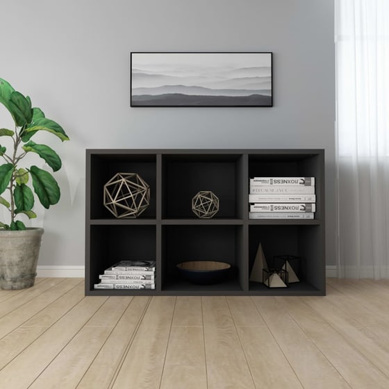 Βιβλιοθήκη VidaXL από Ξύλο 66x30x98 cm - Μαύρο image 10