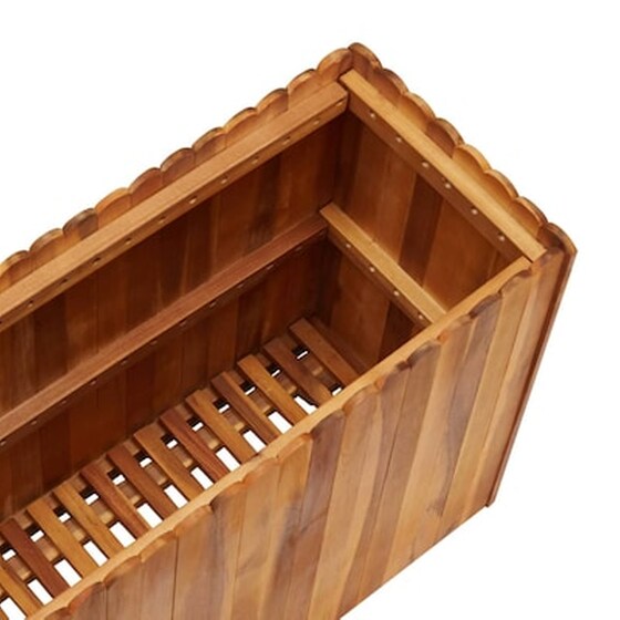 Vidaxl Ζαρντινιέρα Υπερυψωμένη 100 X 30 X 50 Εκ. Μασίφ Ξύλο Ακακίας image 5