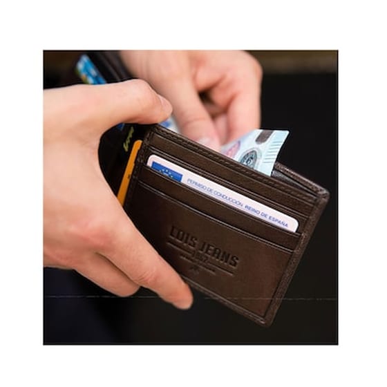 Πορτοφόλι Ανδρικό Δερμάτινο Lois Καφέ image 4