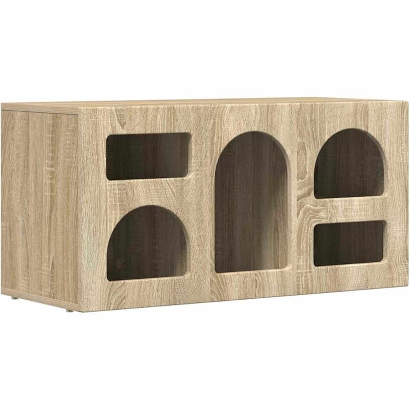 Έπιπλο Τηλεόρασης VidaXL ELST 80 x 35 x 40 cm - Sonoma Δρυς