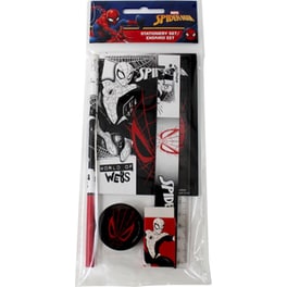 Σχολικό Σετ Γραφής με Σημειωματάριο Gim Spiderman World of Web