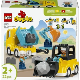 LEGO® DUPLO® Town 3 σε 1 Οχήματα Κατασκευών (10475)