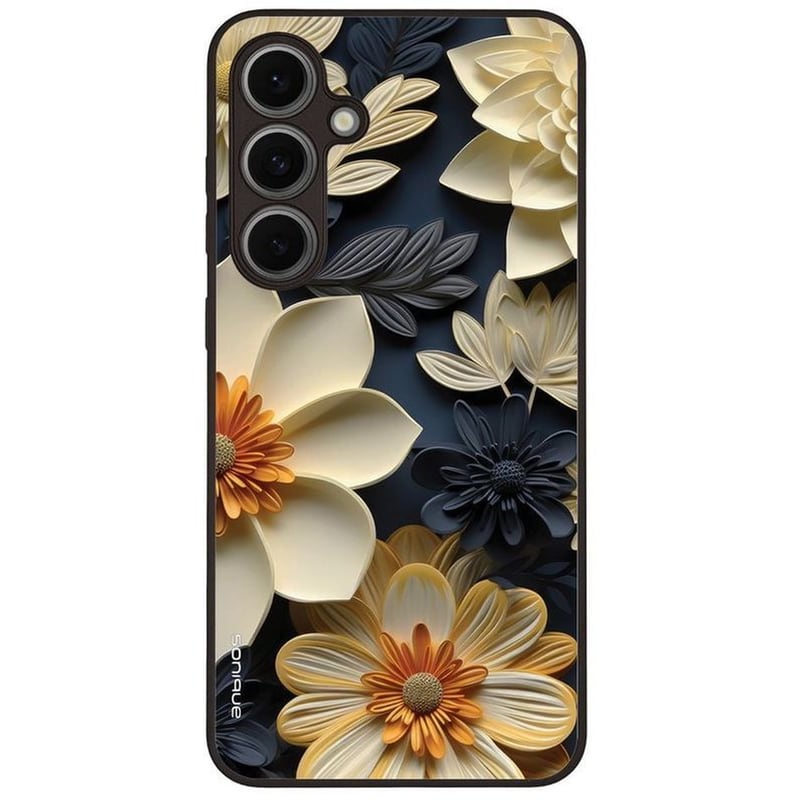 Θήκη Samsung Galaxy S24 FE - Sonique 3D Flower Series - Beige