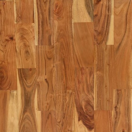 Τραπεζαρία Vidaxl από Μασίφ Ξύλο Ακακίας Και Μάνγκο 180x90x76 cm - Μαύρη/Καφέ image 2