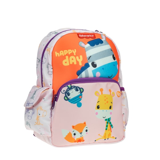 Τσάντα Πλάτης Gim Mini Zebra Fisher Price 2 Θηκών image 0