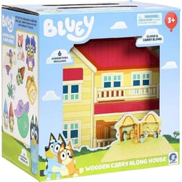 Σετ Παιχνιδιού Bluey Ξύλινο Σπίτι με 6 Φιγούρες