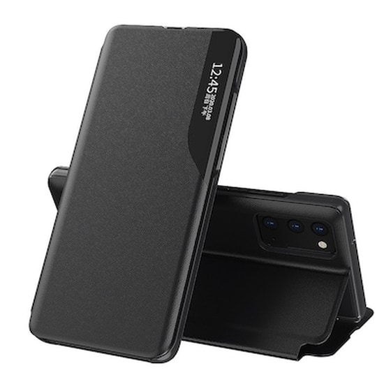 Θήκη Apple iPhone 12 / 12 Pro - Ancus Smart Flip View Book Case - Black image 0