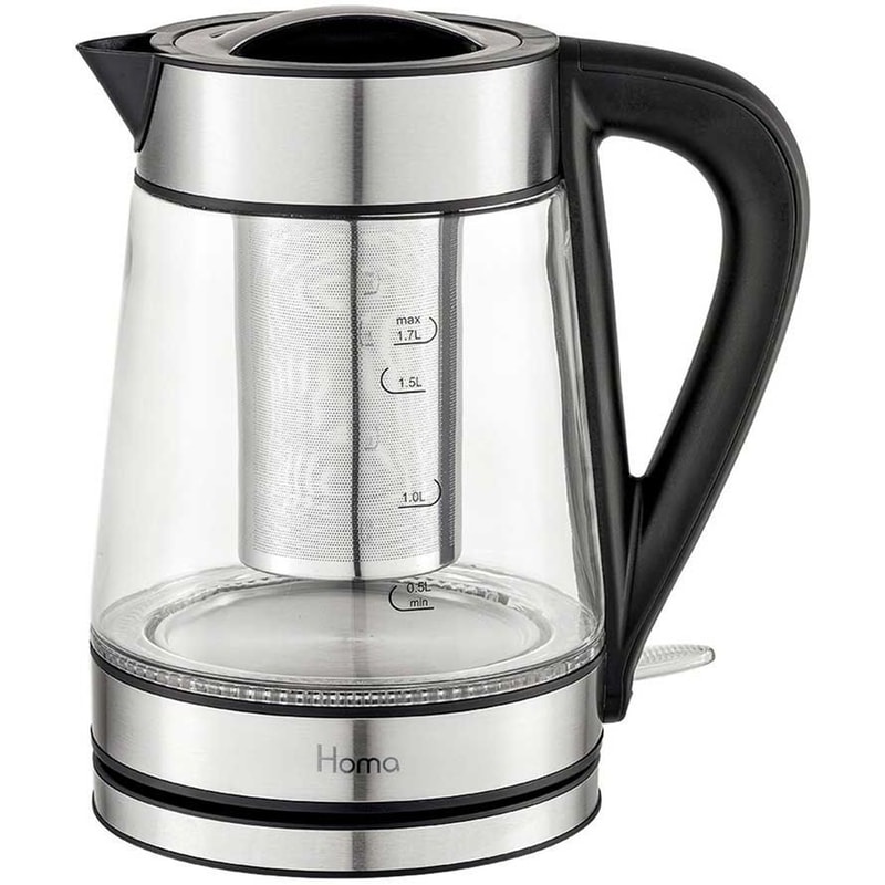 HOMA HOMA HK-1055 2200 W 1.7 L Ασημί/Μαύρο Βραστήρας