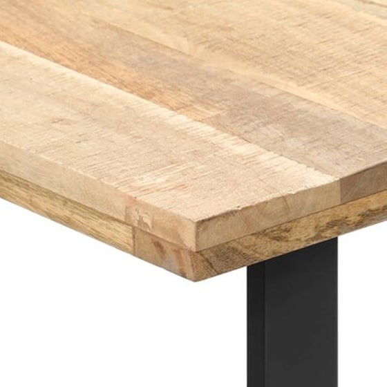 Vidaxl Τραπεζαρία 180 X 90 X 76 Εκ. Από Μασίφ Ξύλο Μάνγκο image 5
