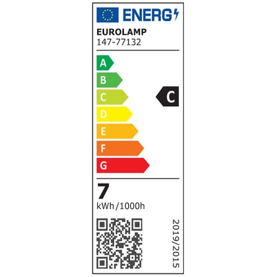 Λάμπα LED Eurolamp 147-77132 E27 6.5W 3000K 910LM 6x10.7cm - Θερμό Λευκό image 1