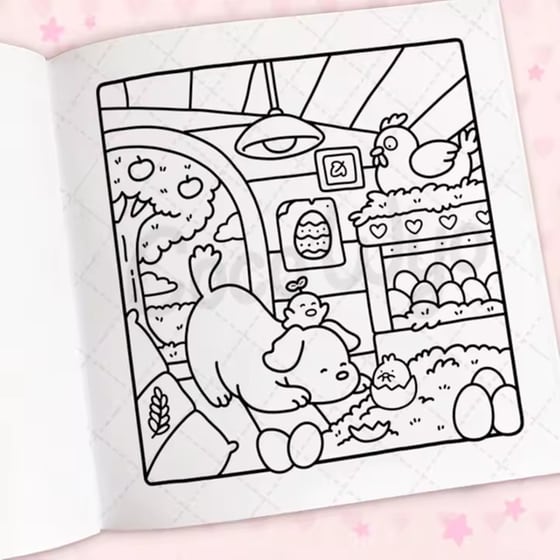 Βιβλίο Ζωγραφικής Cozy Cuties Colouring Book Cute & Comfy Coco Wyo image 3