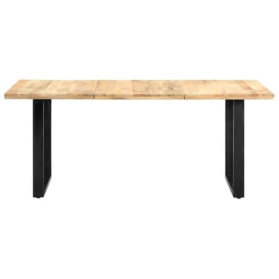 Vidaxl Τραπεζαρία 180 X 90 X 76 Εκ. Από Μασίφ Ξύλο Μάνγκο image 3